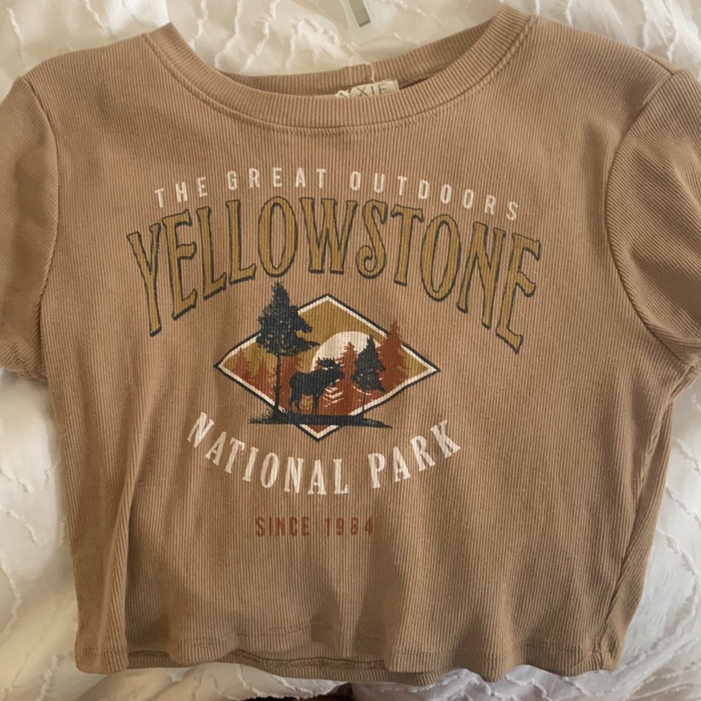 Yellowstone crop tee